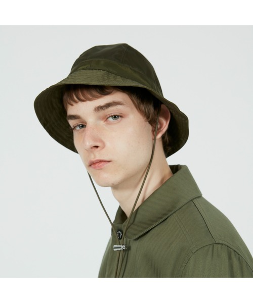 Mackintosh(マッキントッシュ)の「BENTHOUL RAIN HAT(ハット・メンズ・カーキ/ブラック・XL/L)」の4枚目の写真