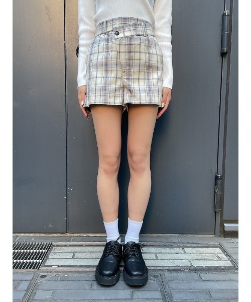 ENVYM（アンビー）の「フロントデザインＳＰＴ（その他パンツ・レディース・ブラック/ベージュ/チェック/グレー・FREE）」の17枚目の写真