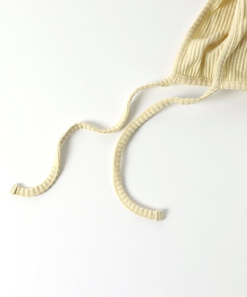 apres les cours（アプレレクール）の「WEB限定 ベビーリブボンネット（その他ベビー用品・キッズ・イエロー/ターコイズブルー/ブラウン/オレンジ/アイボリー・48）」の18枚目の写真