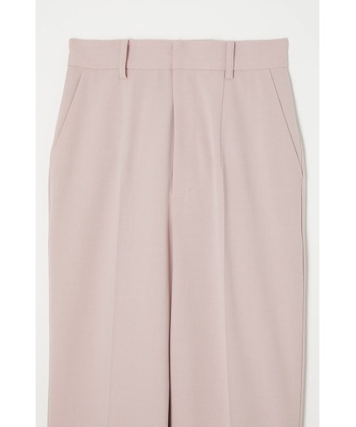 MOUSSY（マウジー）の「HW CENTER PRESS FLARE パンツ（その他パンツ・レディース・キナリ/ライトピンク/ダークブラウン・2/1）」の11枚目の写真