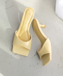 VIVIAN | ワイドスクエアトゥミュールサンダル(サンダル)