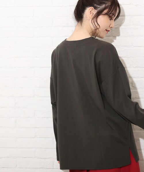 Cutie Blonde（キューティーブロンド）の「◆【S-L】ナンバーロゴロンT（Tシャツ/カットソー・レディース・オフホワイト/グレー系その他/グリーン・01/03/02）」の15枚目の写真