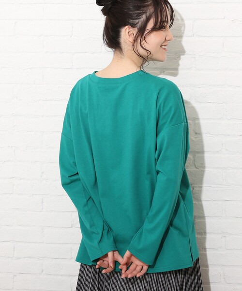 Cutie Blonde（キューティーブロンド）の「◆【S-L】ナンバーロゴロンT（Tシャツ/カットソー・レディース・オフホワイト/グレー系その他/グリーン・01/03/02）」の20枚目の写真