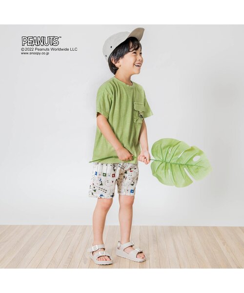 F.O.KIDS(エフオーキッズ)の「製品染ポケットTシャツ(Tシャツ/カットソー・キッズ・ベージュ/イエロー/グリーン/ブルー/パープル/チャコール・130/95/110/80/100/140/120/90)」の7枚目の写真