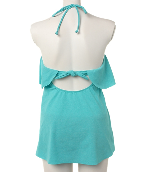 IRONY（アイロニー）の「ダブルフリル＆デニムキャミキニ 【水着】（水着・レディース・ターコイズブルー/ピンク/ネイビー・ONE SIZE）」の5枚目の写真