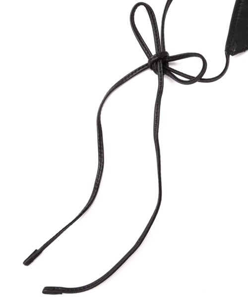 ROSE BUD(ローズバッド)の「(LEFIJE)レザーバンダナ(その他ヘアアクセサリー・レディース・ブラック/ブラウン・FREE)」の7枚目の写真