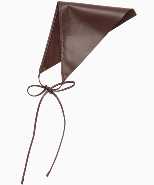 ROSE BUD(ローズバッド)の「(LEFIJE)レザーバンダナ(その他ヘアアクセサリー・レディース・ブラック/ブラウン・FREE)」の4枚目の写真