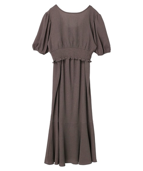 earth music&ecology（アースミュージックアンドエコロジー）の「ＳＥＴ２点ショートブラウス＋キャミワンピース（ワンピース・レディース・ブルー/モカ/チェック・FREE）」の15枚目の写真