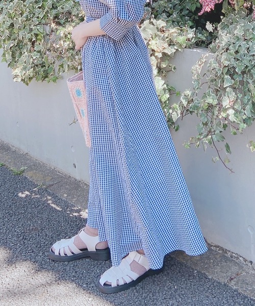 セール サッカーギャザーロングスカート セットアップ可能 スカート As Know As Plus アズノゥアズプラス のファッション通販 Zozotown