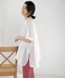 コットン100綿ボイルトップス