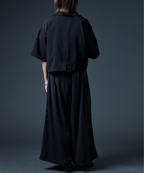 Ellno Loset（エルノロゼット）の「ハカマワイドパンツ（スラックス・メンズ・ブラック・SMALL/MEDIUM/LARGE）」の10枚目の写真