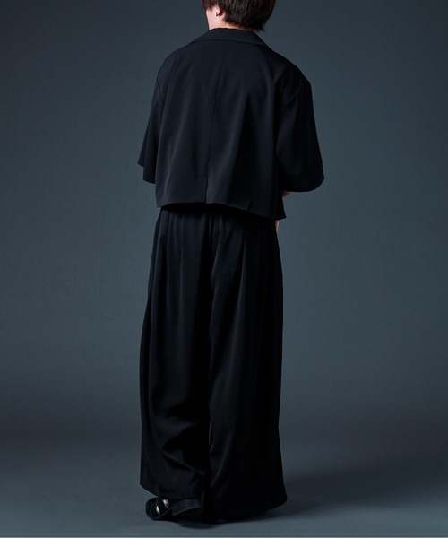 Ellno Loset（エルノロゼット）の「ハカマワイドパンツ（スラックス・メンズ・ブラック・SMALL/MEDIUM/LARGE）」の19枚目の写真