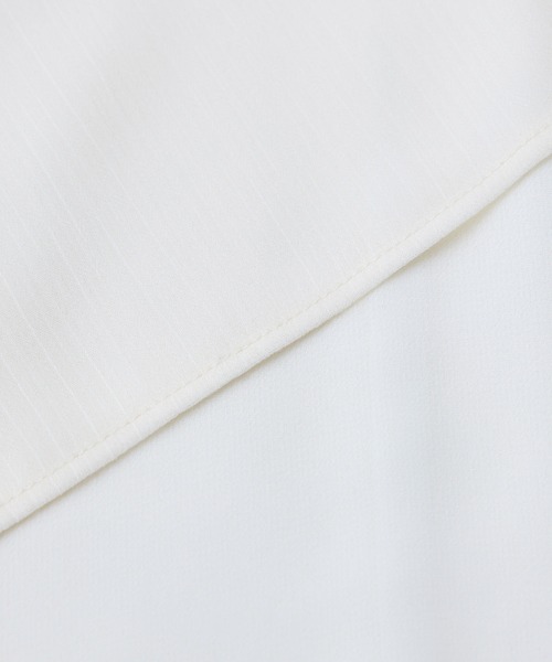 ROPE'(ロペ)の「楊柳ニットコンビブラウス【洗える】(シャツ/ブラウス・レディース・ホワイト/ブラック/ターコイズブルー/オレンジ・38)」の20枚目の写真