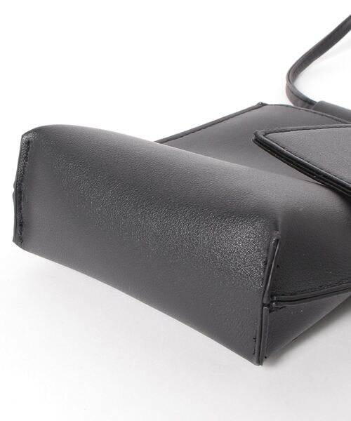 Per sist ence(パーシエンス)の「Per sist ence/パーシエンス フェイクレザーミニショルダーバッグ(ショルダーバッグ・レディース・アイボリー/ブラック/シルバー/モカ/ライトグレー・FREE)」の7枚目の写真