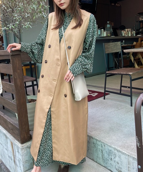 Per sist ence(パーシエンス)の「Per sist ence/パーシエンス フェイクレザーミニショルダーバッグ(ショルダーバッグ・レディース・アイボリー/ブラック/シルバー/モカ/ライトグレー・FREE)」の13枚目の写真