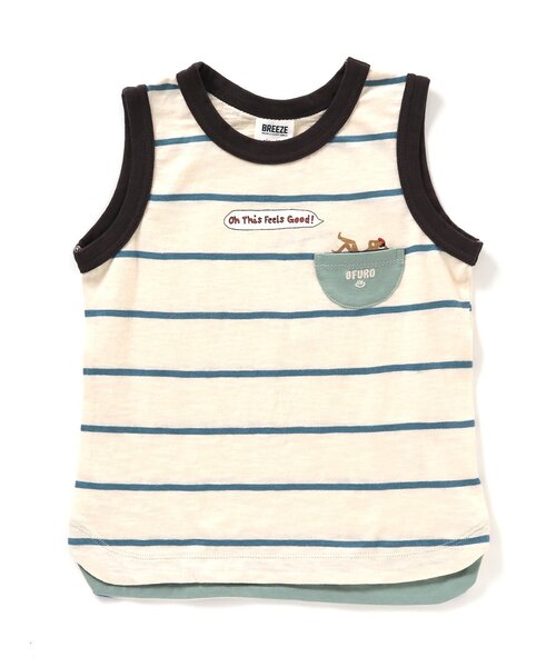 BREEZE（ブリーズ）の「湯舟ポケットタンクトップ（タンクトップ・キッズ・ライム/アイボリー・140/110/90/120/130/100/80）」の14枚目の写真