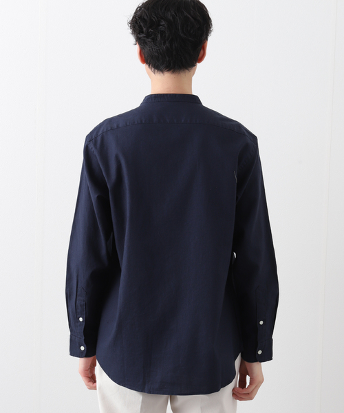 B.C STOCK（ベーセーストック）の「10シュウネンブレーメンシャツ（シャツ/ブラウス・メンズ・ネイビー/ホワイト系その他/ベージュ・LARGE/MEDIUM）」の7枚目の写真