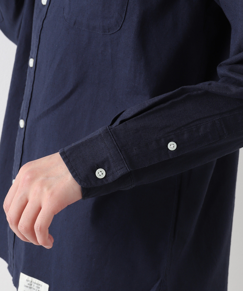 B.C STOCK（ベーセーストック）の「10シュウネンブレーメンシャツ（シャツ/ブラウス・メンズ・ネイビー/ホワイト系その他/ベージュ・LARGE/MEDIUM）」の11枚目の写真