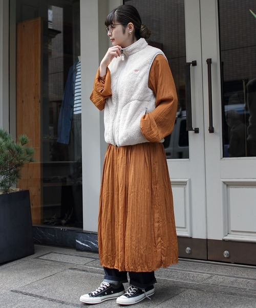 DANTON(ダントン)の「DANTON/ダントン ハイパイル ジップスタンドカラーベスト HIGH PILE ZIP STANDCOLLAR VEST DT-A0176 HPF(ウィメンズ)(ベスト・レディース・チャコールグレー/ブラック/ナチュラル/クリーム・38)」の19枚目の写真