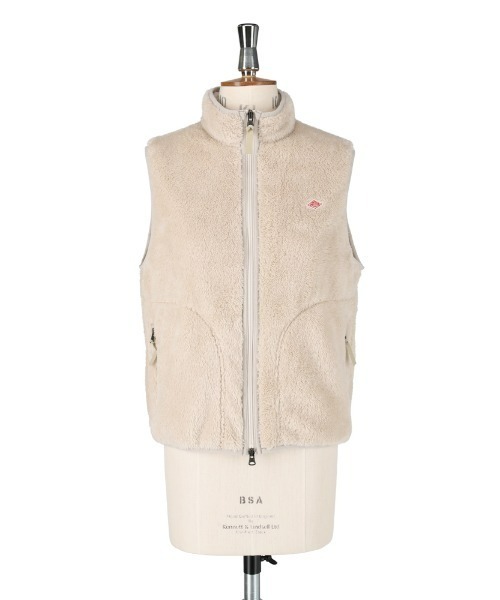 DANTON(ダントン)の「DANTON/ダントン ハイパイル ジップスタンドカラーベスト HIGH PILE ZIP STANDCOLLAR VEST DT-A0176 HPF(ウィメンズ)(ベスト・レディース・チャコールグレー/ブラック/ナチュラル/クリーム・38)」の20枚目の写真