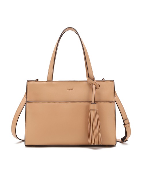 Ungrid(アングリッド)の「【Ungrid/アングリッド】スムース ビッグタッセル 10ポケット多機能ハンドバッグ(ハンドバッグ・レディース・ブラック/カーキ/アイボリー/キャメル/ベージュ系その他/ダークブラウン/ベージュ/ブルー系その他・FREE)」の4枚目の写真