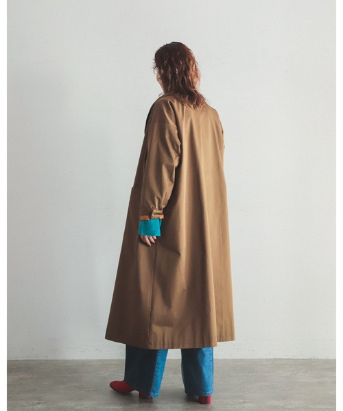 高密度ミルクロス カーデコート