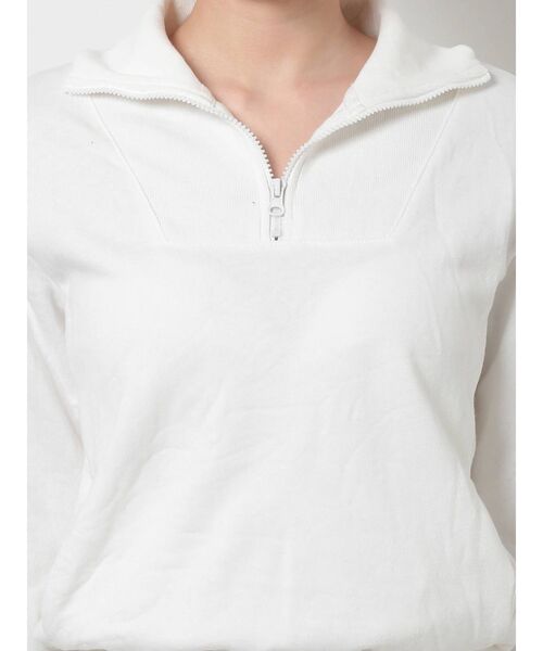 GYDA（ジェイダ）の「ZIPデザイン ドッキングスウェットワンピース（ワンピース・レディース・オフホワイト/グレー/ブラック・FREE）」の22枚目の写真