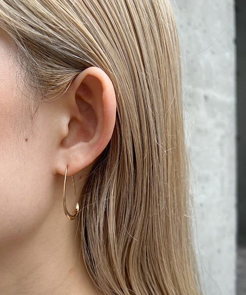 VENCEEXCHANGE（ヴァンスエクスチェンジ）の「ティアフープピアス（ピアス（両耳用）・レディース・シルバー/ゴールド・FREE）」の5枚目の写真