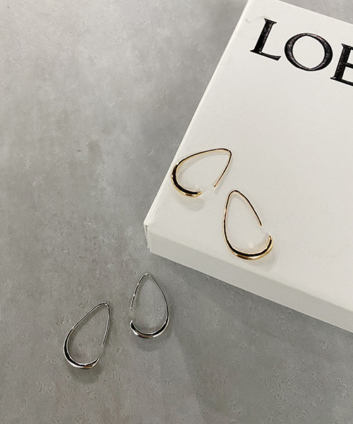 VENCEEXCHANGE（ヴァンスエクスチェンジ）の「ティアフープピアス（ピアス（両耳用）・レディース・シルバー/ゴールド・FREE）」の12枚目の写真