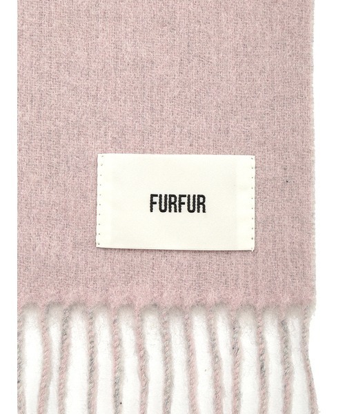 FURFUR（ファーファー）ブークレー無地ストール　ピンク FURFUR（ファーファー）ブークレー無地ストール ピンク FURFUR