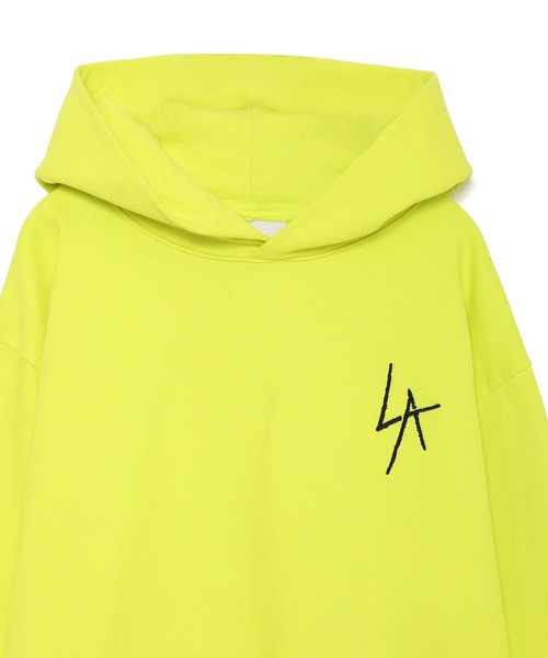 TATRAS CONCEPT STORE（タトラスコンセプトストア）の「LOCAL AUTHORITY(ローカルオーソリティー) LA SLASH HOODED FLEECE（パーカー・メンズ・イエロー・L）」の5枚目の写真