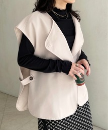 StyleSea | ウールライクフレンチ2WAYベスト(ベスト)