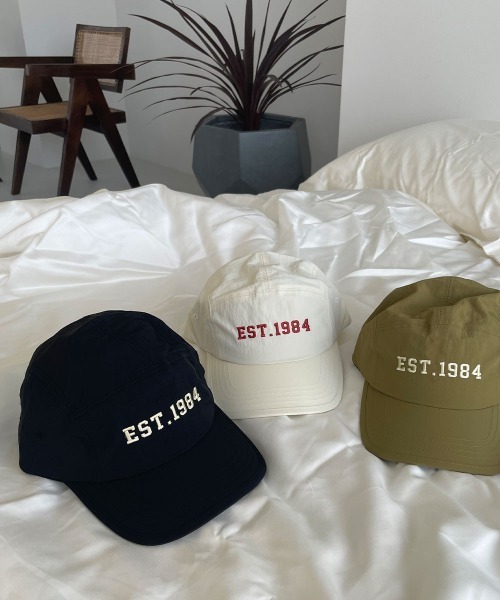 marjour（マージュール）の「1984 NYLON CAP（キャップ・レディース・カーキ/アイボリー/ブラック・FREE）」の3枚目の写真