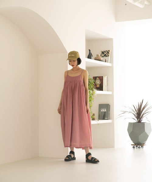 marjour（マージュール）の「1984 NYLON CAP（キャップ・レディース・カーキ/アイボリー/ブラック・FREE）」の4枚目の写真