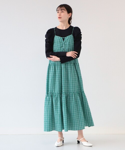 Ray BEAMS(レイビームス)の「Ray BEAMS / ギャザー ボリューム スリーブ Tシャツ(Tシャツ/カットソー・レディース・イエロー系その他5/ホワイト/ブラック・ONE SIZE)」の9枚目の写真