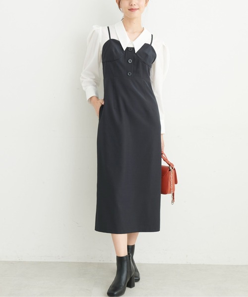 FREE'S MART（フリーズマート）の「【Sシリーズ対応】ビスチェキャミワンピース（ワンピース・レディース・ブラック/ブラウン・MEDIUM/SMALL/X-SMALL）」の20枚目の写真