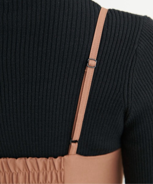 FREE'S MART（フリーズマート）の「【Sシリーズ対応】ビスチェキャミワンピース（ワンピース・レディース・ブラック/ブラウン・MEDIUM/SMALL/X-SMALL）」の10枚目の写真