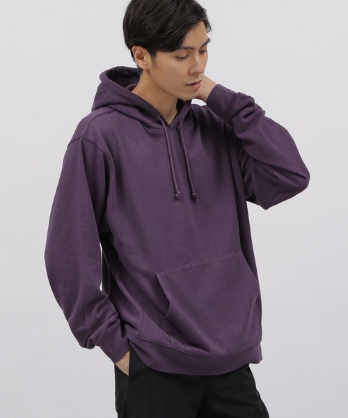 LAKOLE（ラコレ）の「裏毛スウェットパーカー / 125694（パーカー・メンズ・キャメル/グリーン/オフホワイト/パープル/ブラック・X-LARGE/MEDIUM/LARGE）」の4枚目の写真