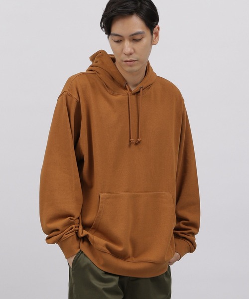 LAKOLE（ラコレ）の「裏毛スウェットパーカー / 125694（パーカー・メンズ・キャメル/グリーン/オフホワイト/パープル/ブラック・X-LARGE/MEDIUM/LARGE）」の5枚目の写真