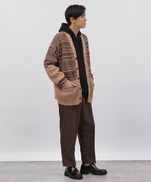 LAKOLE（ラコレ）の「裏毛スウェットパーカー / 125694（パーカー・メンズ・キャメル/グリーン/オフホワイト/パープル/ブラック・X-LARGE/MEDIUM/LARGE）」の6枚目の写真