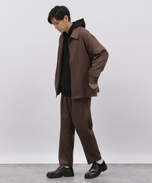 LAKOLE（ラコレ）の「裏毛スウェットパーカー / 125694（パーカー・メンズ・キャメル/グリーン/オフホワイト/パープル/ブラック・X-LARGE/MEDIUM/LARGE）」の9枚目の写真