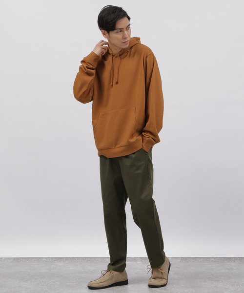 LAKOLE（ラコレ）の「裏毛スウェットパーカー / 125694（パーカー・メンズ・キャメル/グリーン/オフホワイト/パープル/ブラック・X-LARGE/MEDIUM/LARGE）」の14枚目の写真