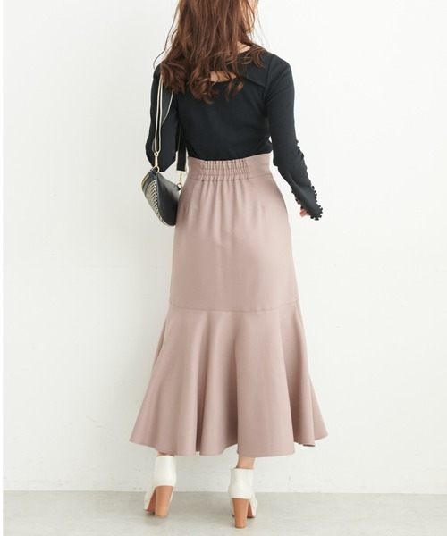 FREE'S MART（フリーズマート）の「◆三角テレコ前後2Wayフレアスリーブカットソー（Tシャツ/カットソー・レディース・ブルー/ホワイト/ブラック・FREE）」の17枚目の写真