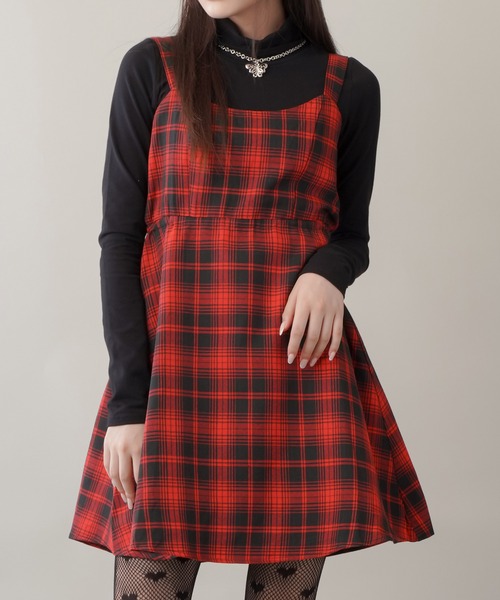 セール チェックデザイン キャミミニワンピース ワンピース Spinns スピンズ のファッション通販 Zozotown