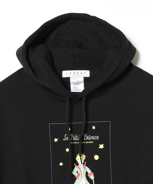 LABRAT(ラブラット)の「LABRAT × 星の王子さま / Prince Hoodie-A(スウェット・メンズ・ブラック・MEDIUM/LARGE/X-LARGE)」の4枚目の写真