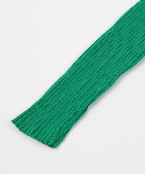 miette（ミエット）の「ハイネック配色ラインリブニット（ニット/セーター・レディース・ライトグレー/オレンジ/グリーン/ブルー・FREE）」の17枚目の写真