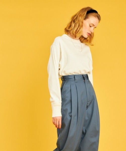 THE SHINZONE（ザ　シンゾーン）の「THE SHINZONE MILITARY PO 21SMSCU02（Tシャツ/カットソー・レディース・ブラック/ホワイト/その他/ネイビー・FREE）」の6枚目の写真