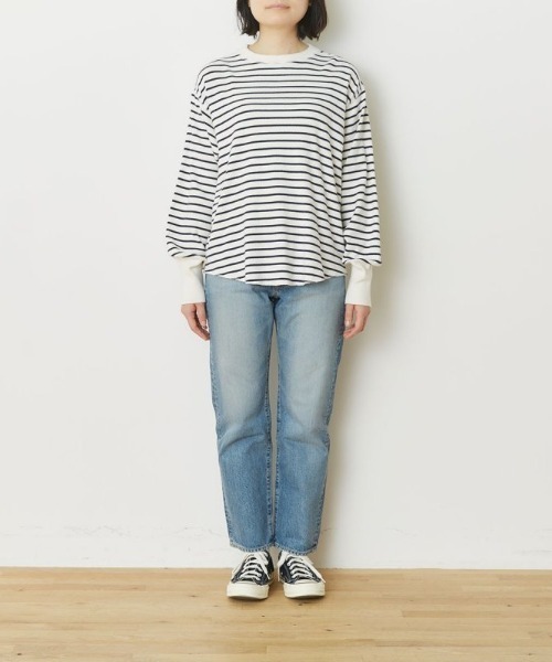 THE SHINZONE（ザ　シンゾーン）の「THE SHINZONE MILITARY PO 21SMSCU02（Tシャツ/カットソー・レディース・ブラック/ホワイト/その他/ネイビー・FREE）」の14枚目の写真