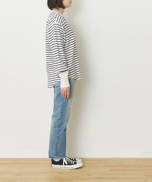 THE SHINZONE（ザ　シンゾーン）の「THE SHINZONE MILITARY PO 21SMSCU02（Tシャツ/カットソー・レディース・ブラック/ホワイト/その他/ネイビー・FREE）」の16枚目の写真