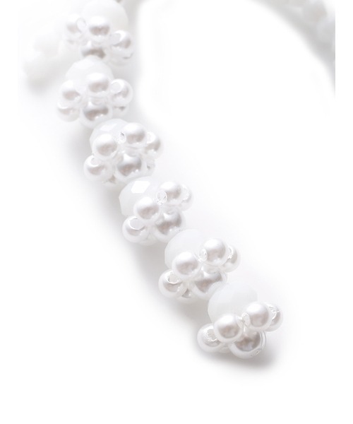 LILY BROWN（リリーブラウン）の「ビジューリボンイヤリング（イヤリング・レディース・ホワイト/グリーン/ラベンダー・FREE）」の7枚目の写真